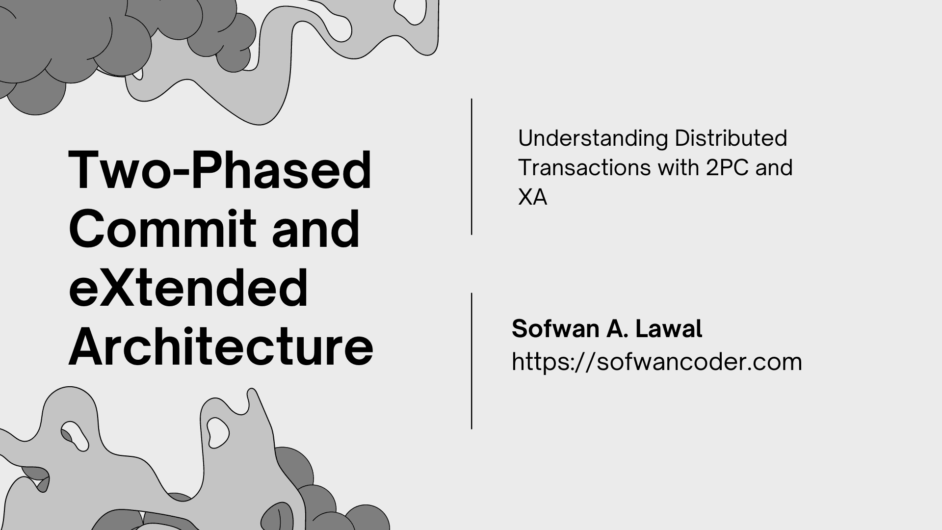 Two-Phased Commit and eXtended Architecture: The Basics