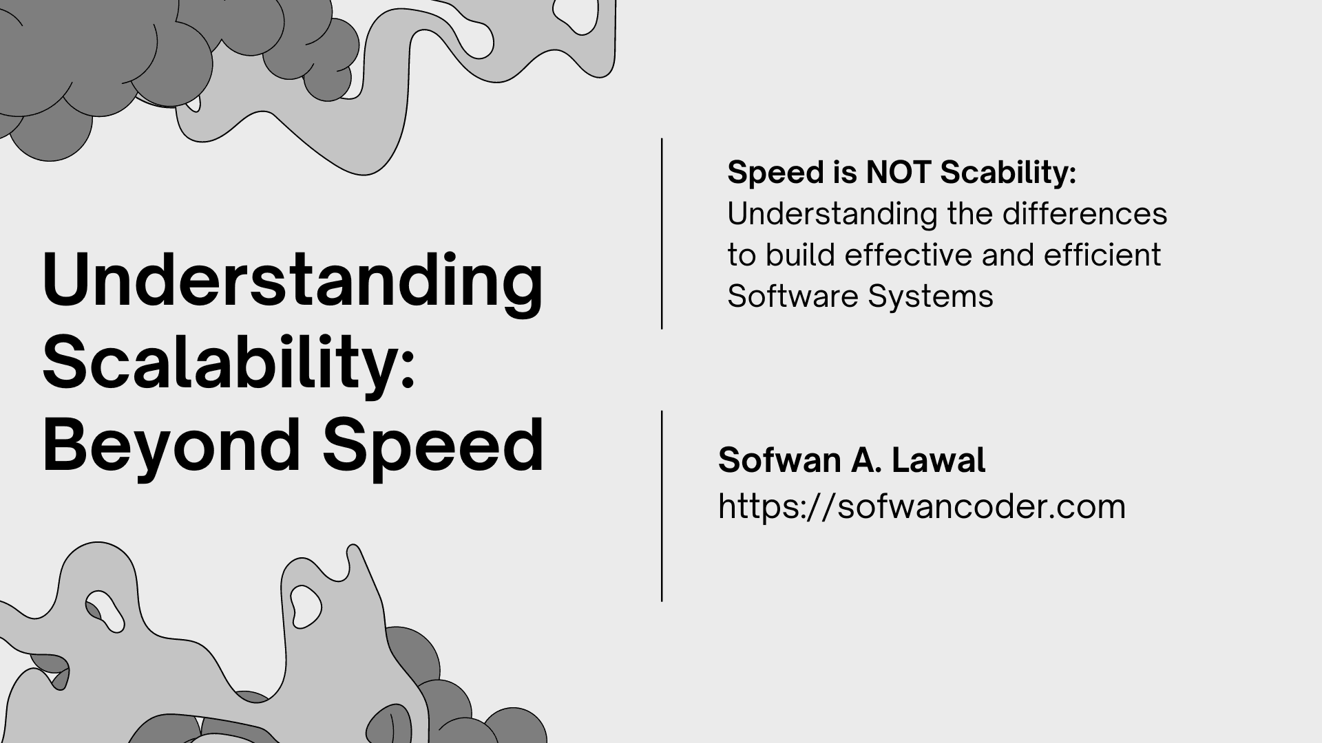 Understanding Scalability: Beyond Speed