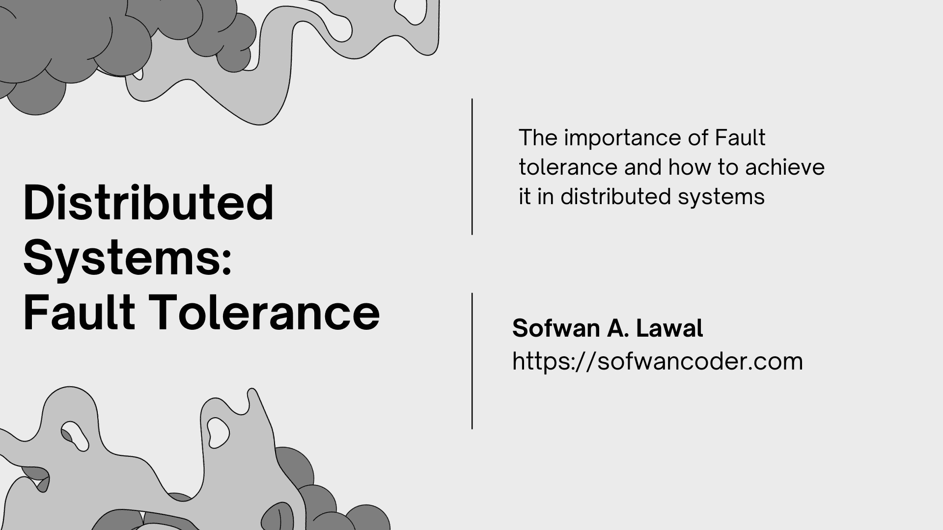 Fault tolerance in distributed systems